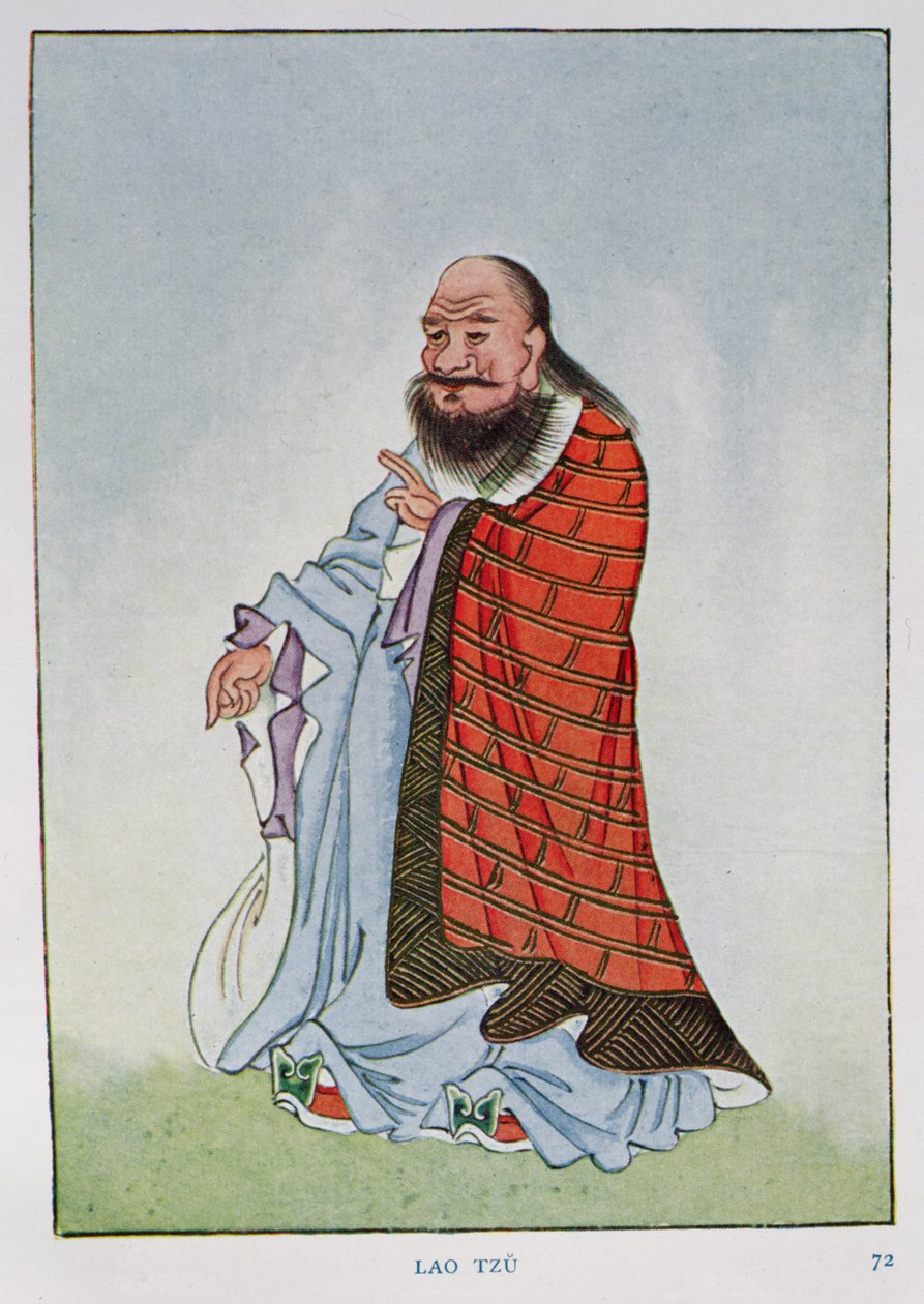 Lao-Tzu, illustration from 