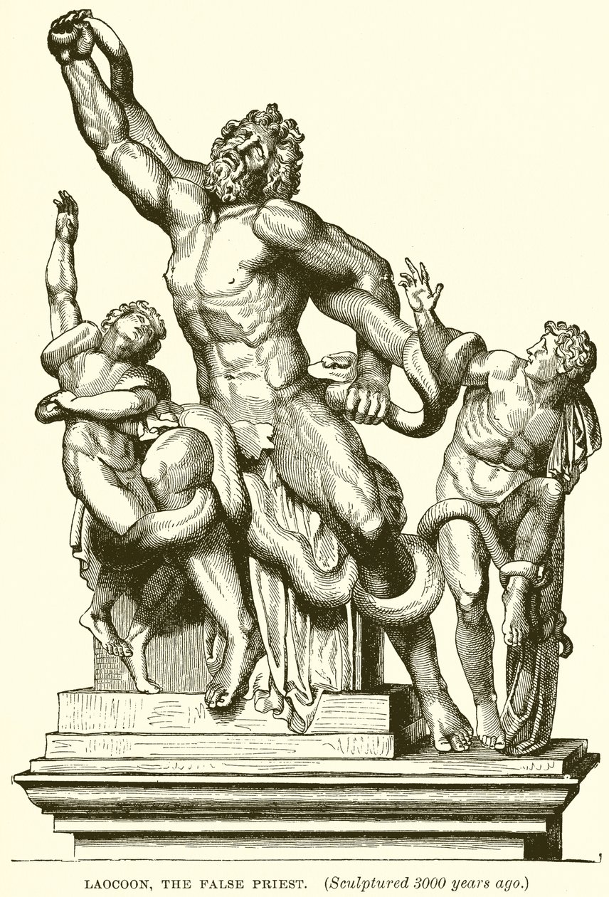 Laocoon, the False Priest by English School