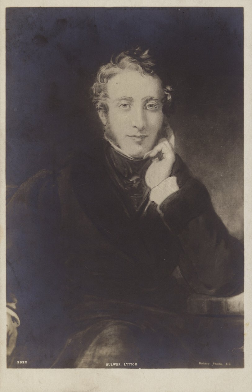 Lord Lytton, English Politician, Novelist, Poet and Playwright by English School