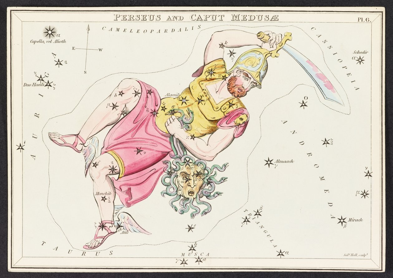 Perseus and Caput Medusa, from Urania