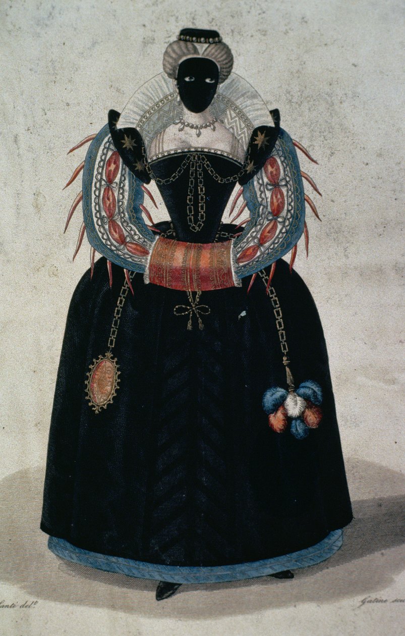 Masquerade Costume in the Style of Henri III by English School