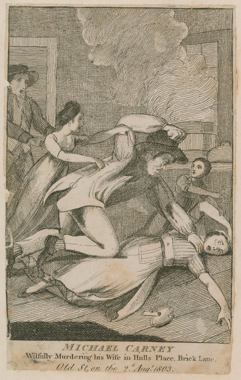 Michael Carney, Wilfully Murdering His Wife in Hulls Place by English School