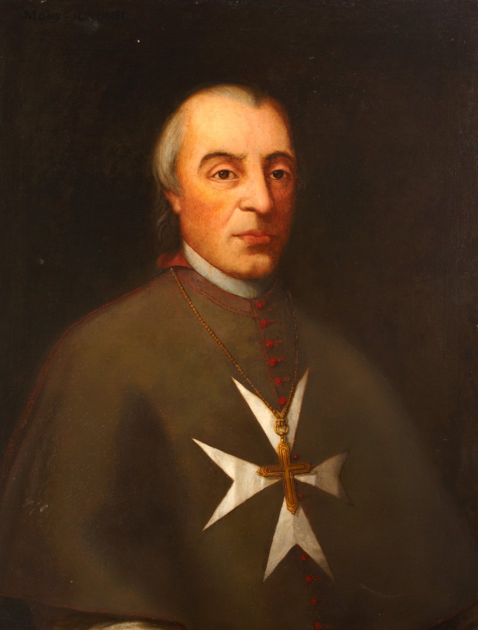 Monsignor Vincenzo Labini, Bishop of Malta, 1798 by English School