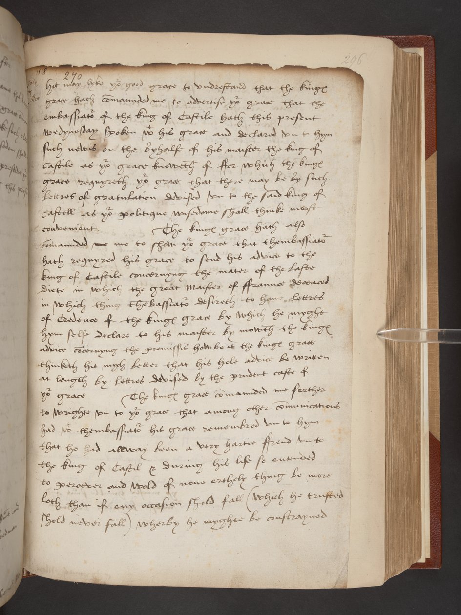 More’s Final Letter to Thomas Wolseley by English School