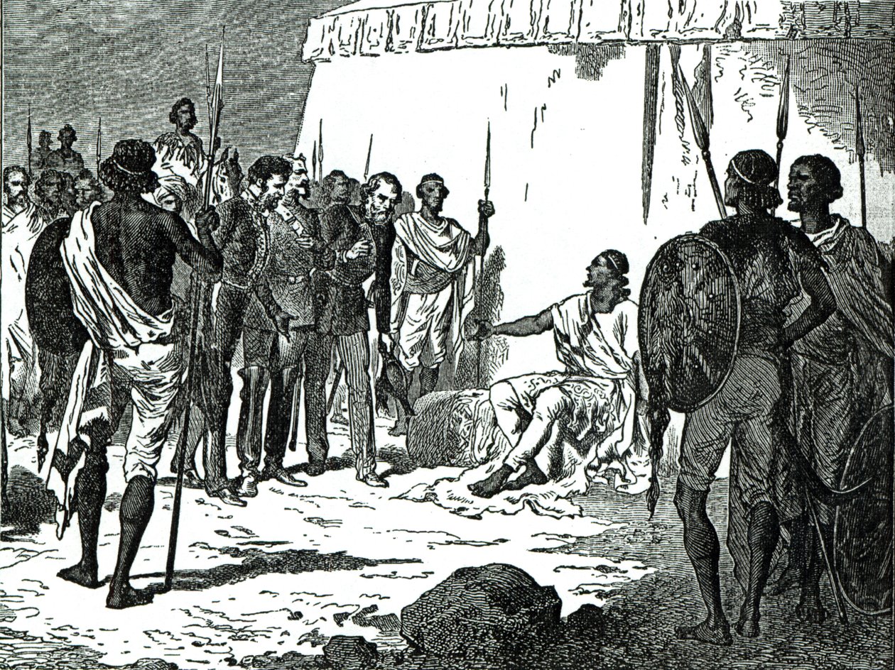 Mr. Rassam's interview with King Theodore from Cassell's Illustrated ...