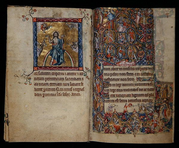 Christ in Judgement and the Tree of Jesse, from the Macclesfield Psalter, Use of Sarum, East Anglia, c.1330 by English School
