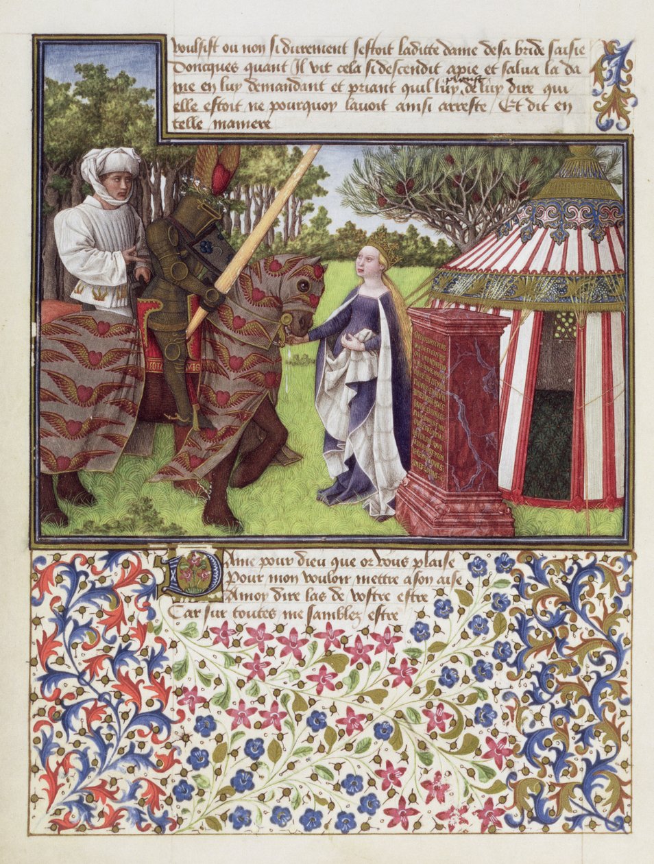 Heart and Desire with Hope at his House, facsimile edition of Livre du Coeur d