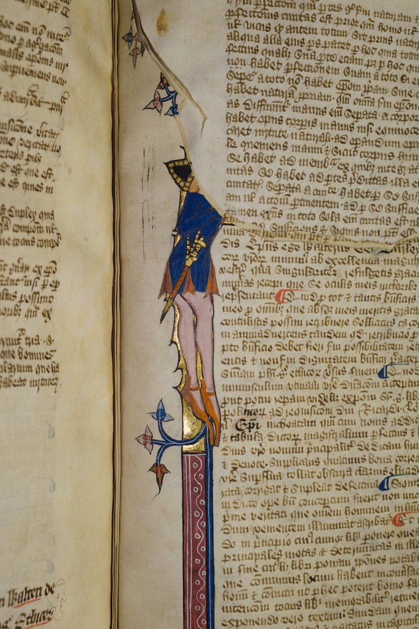 Ms. New Coll 242, f.178r, Commentary on Aristotle’s Politics by Walter Burley by English School