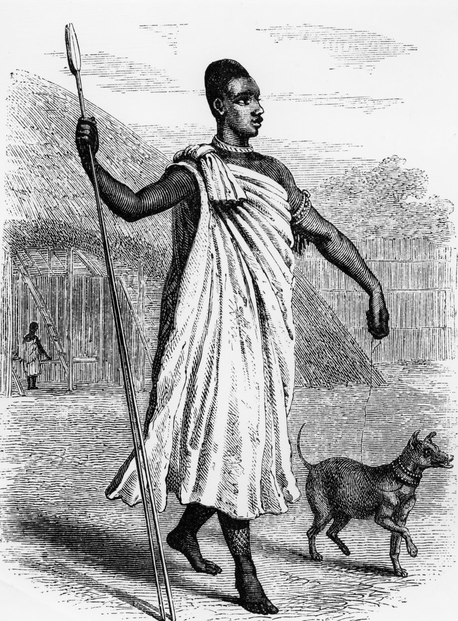 Muteesa I of Buganda, illustration from 