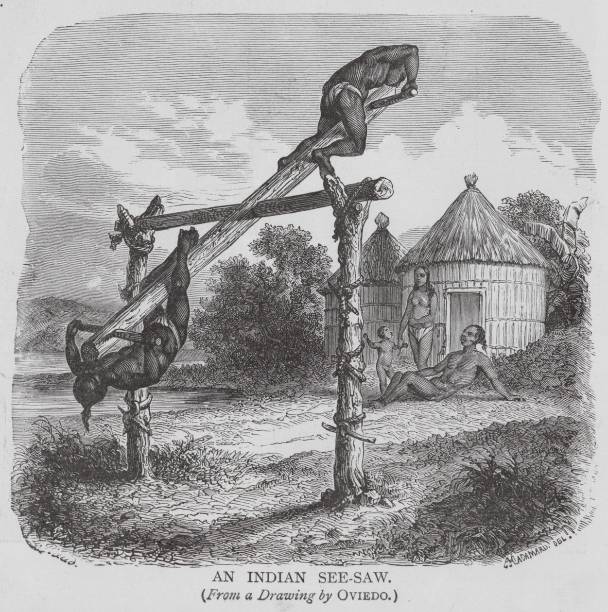 Native American Seesaw by English School