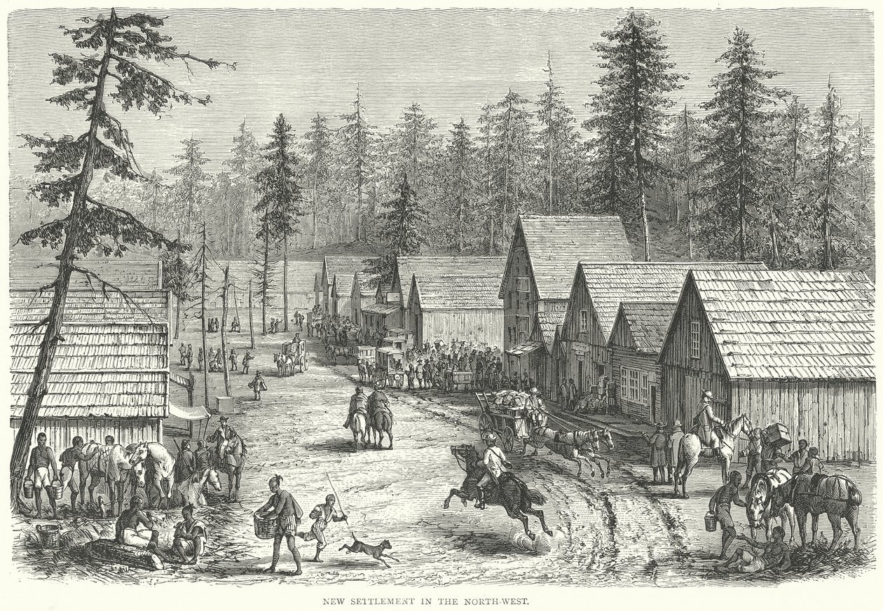 New Settlement in the North-West by English School