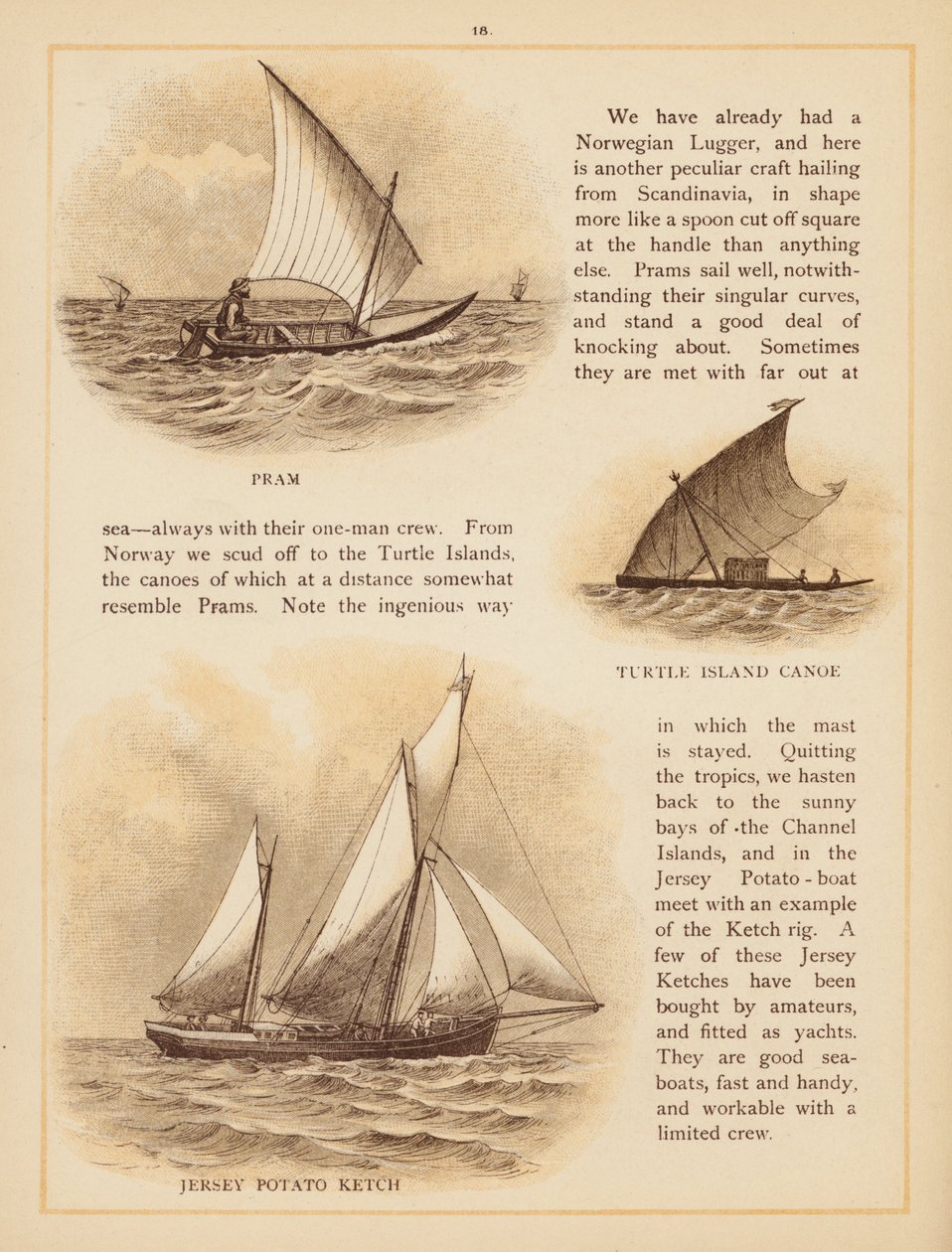 Page from The Boats of the World, late 19th century by English School