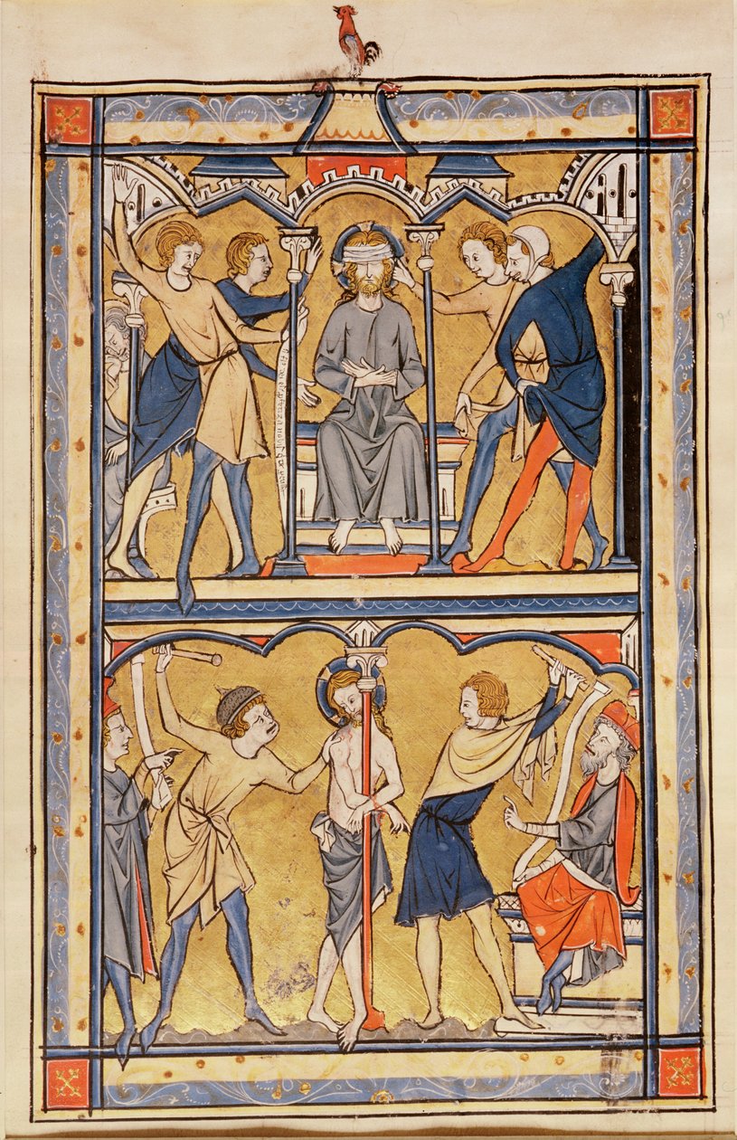 Page from a Psalter, c.1270 by English School