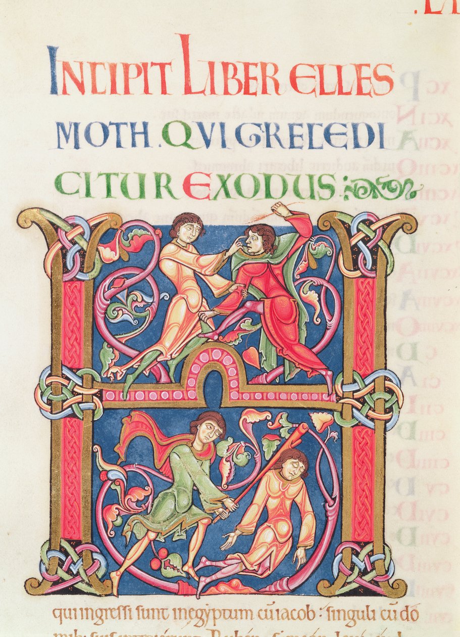 Page from the Winchester Bible by English School