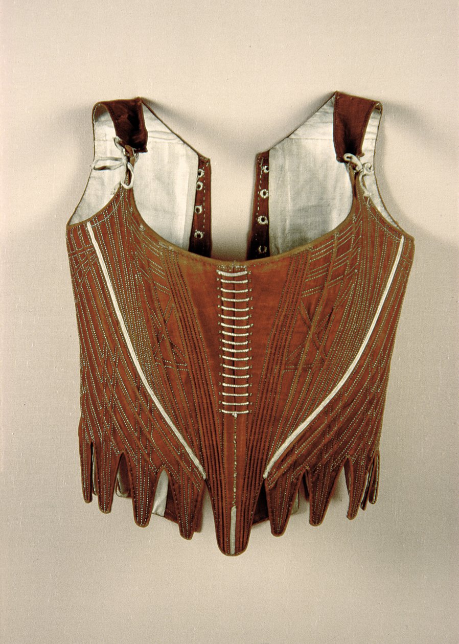 Pair of stays, c.1775 by English School