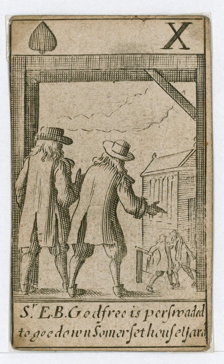 Popish Plot Playing Card by English School