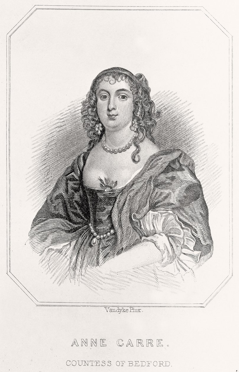 Portrait of Anne Carre, Countess of Bedford by English School