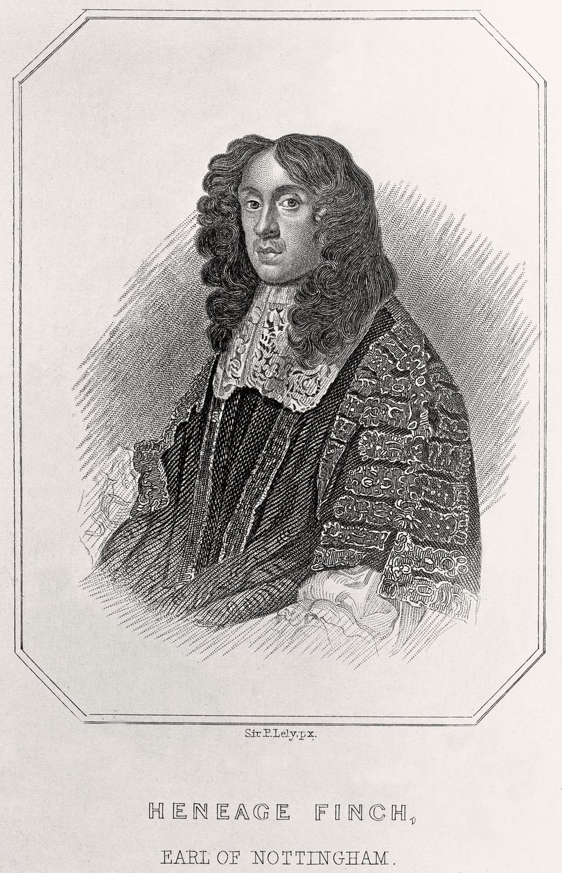 Portrait of Heneage Finch, Earl of Nottingham by English School