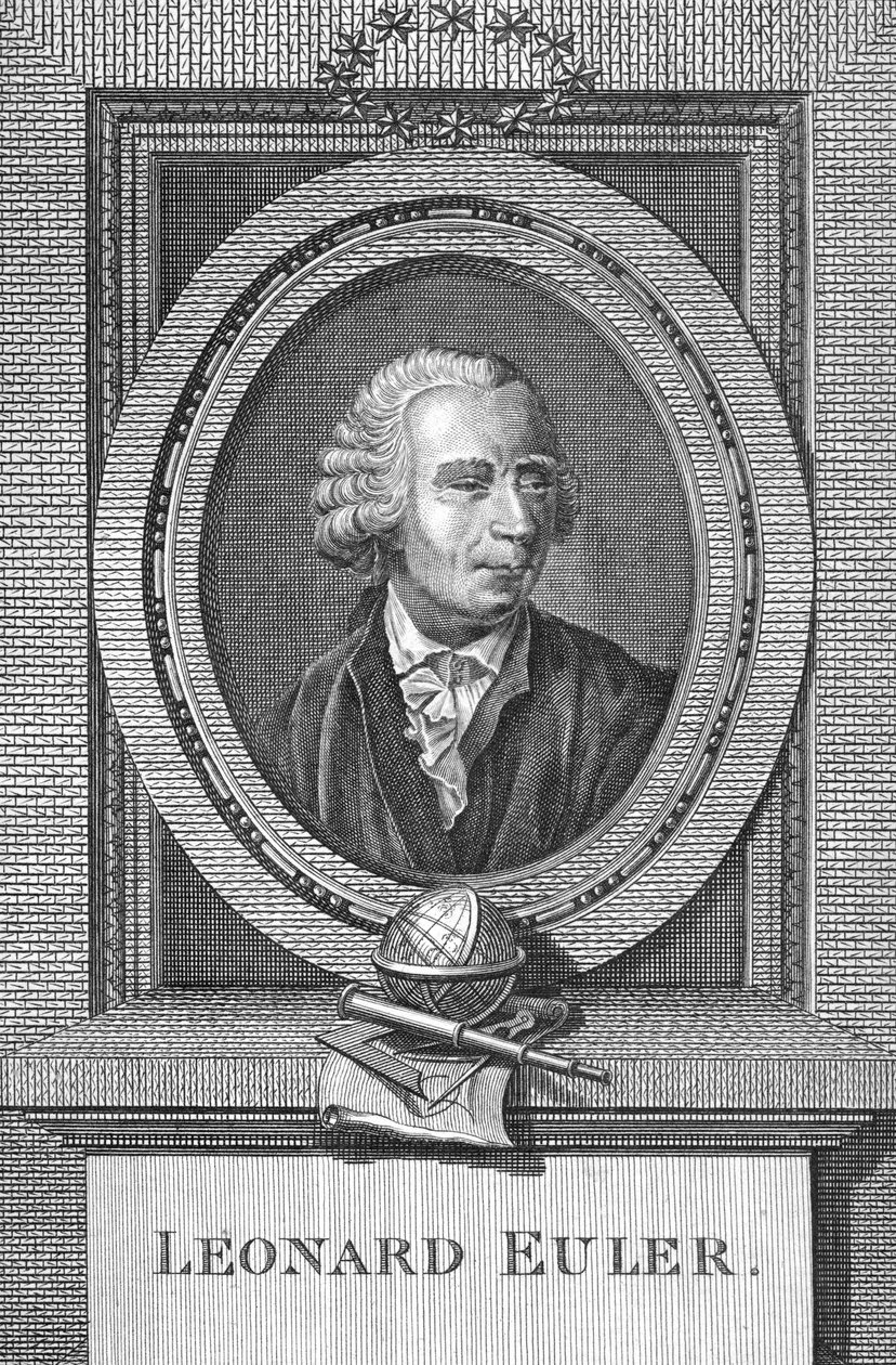 Portrait of Leonard Euler (1707-83) by English School