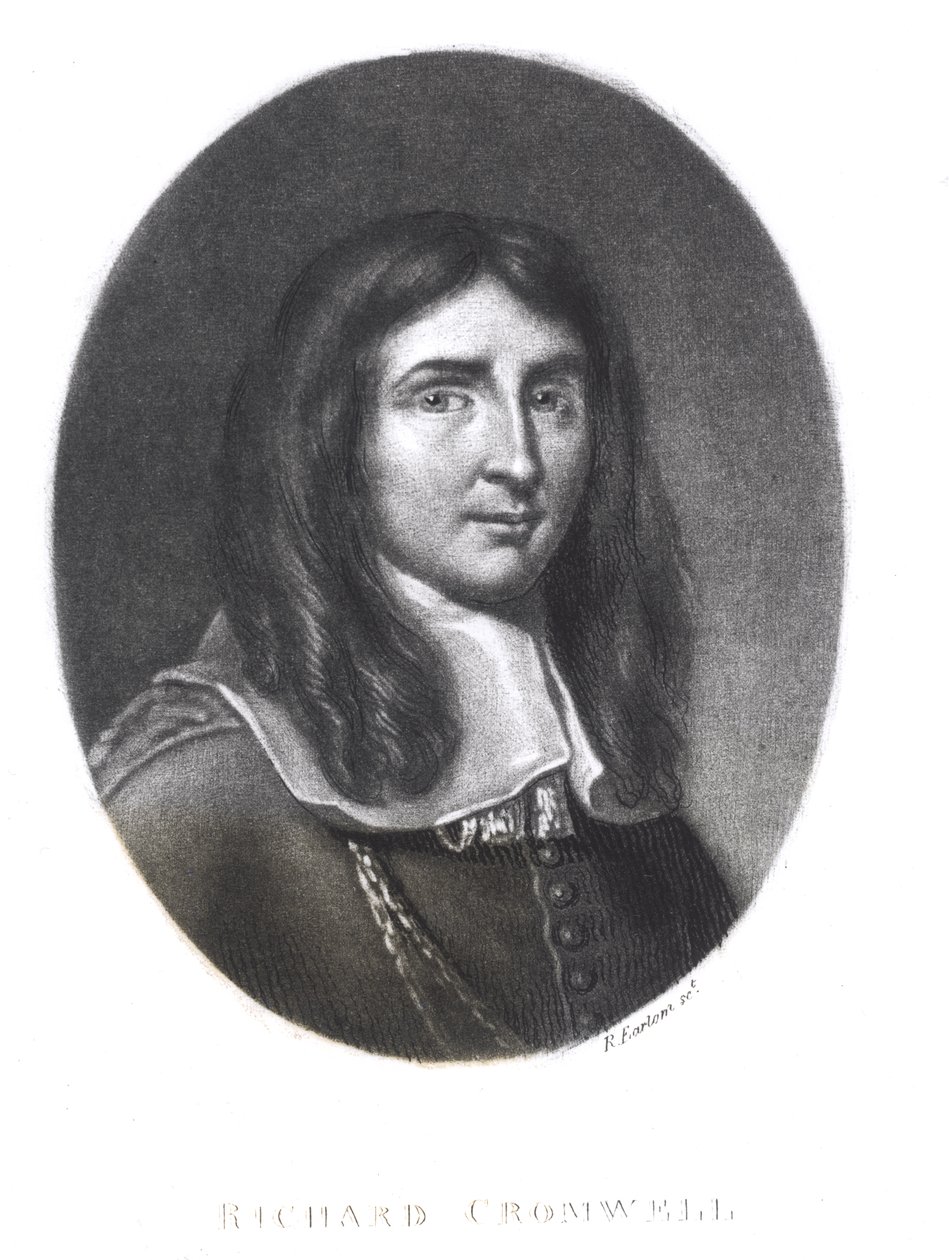 Portrait of Richard Cromwell, engraved by Richard Earlom from 