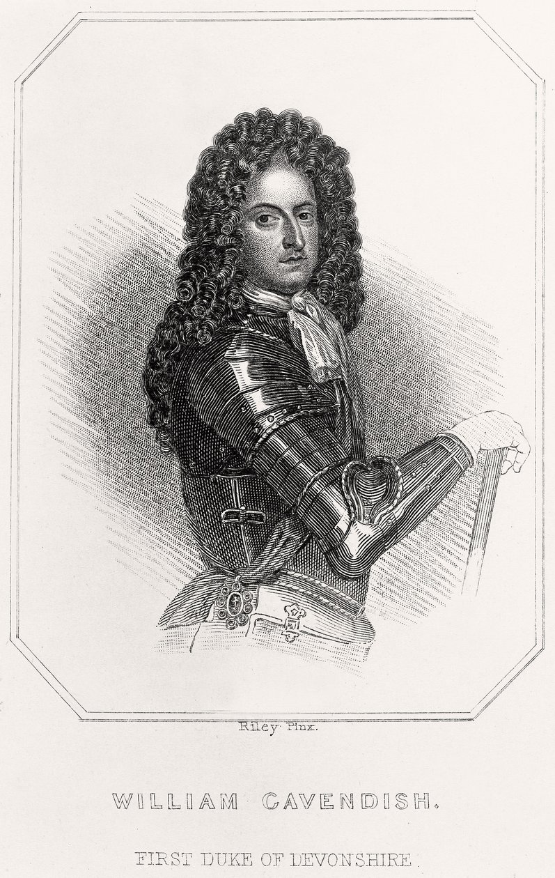Portrait of William Cavendish, 1st Duke of Devonshire by English School
