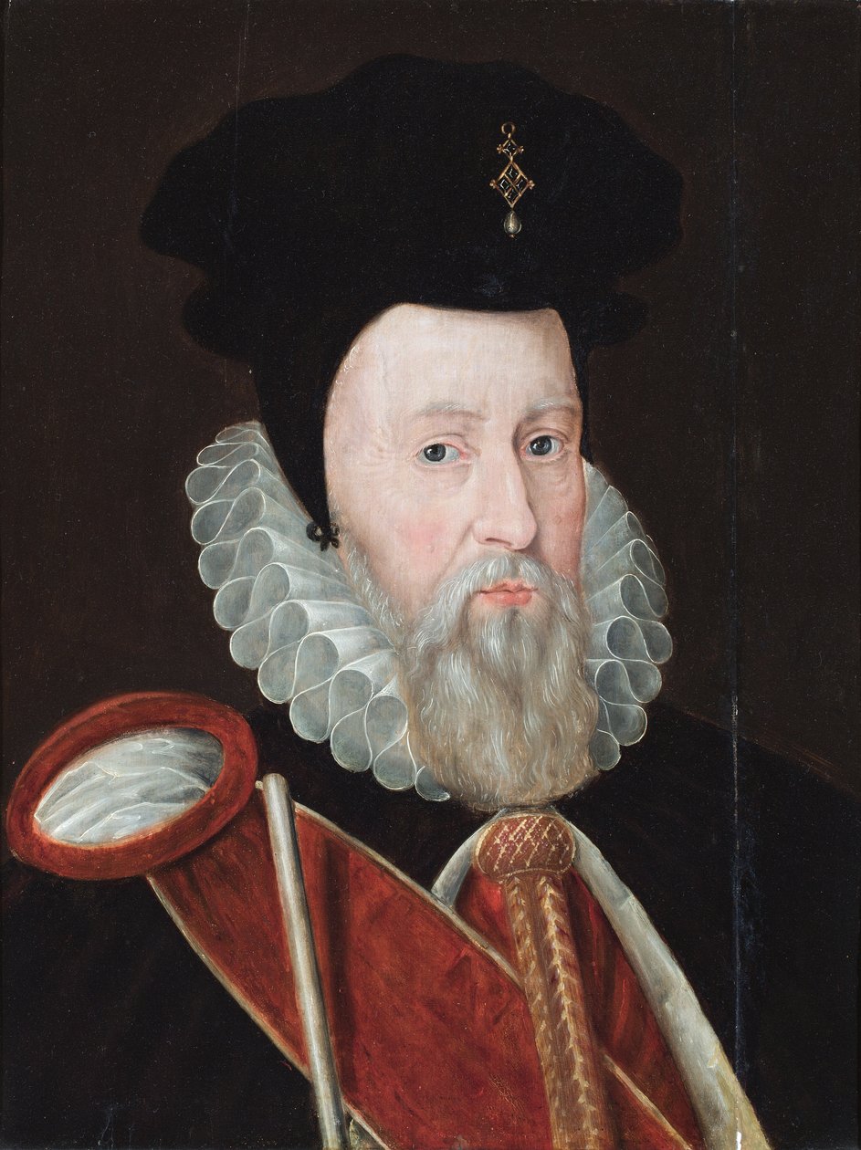 Portrait of William Cecil, Lord Burghley by English School