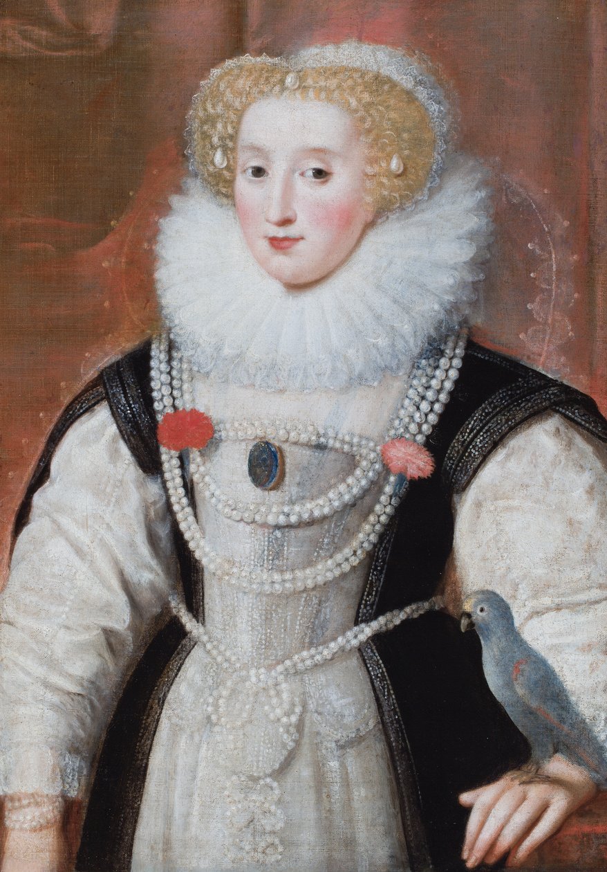 Portrait of a Lady Knollys, Countess, said to be Letitia of Leicester by English School