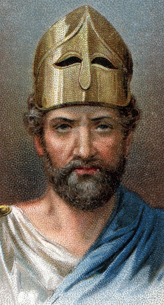 Portrait of the Greek general and politician Pericles (494-429 BC ...