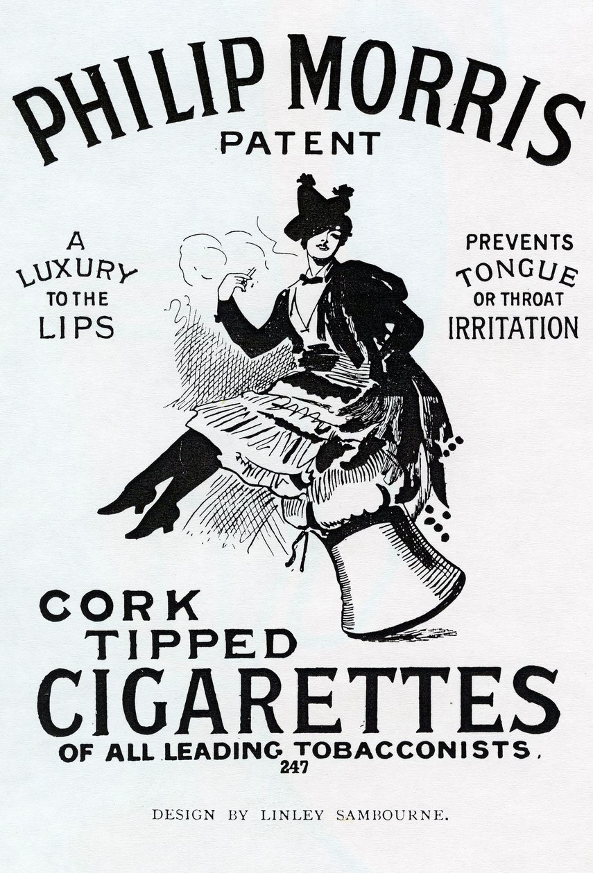 Poster for Philip Morris Cigarettes, 1896 by English School