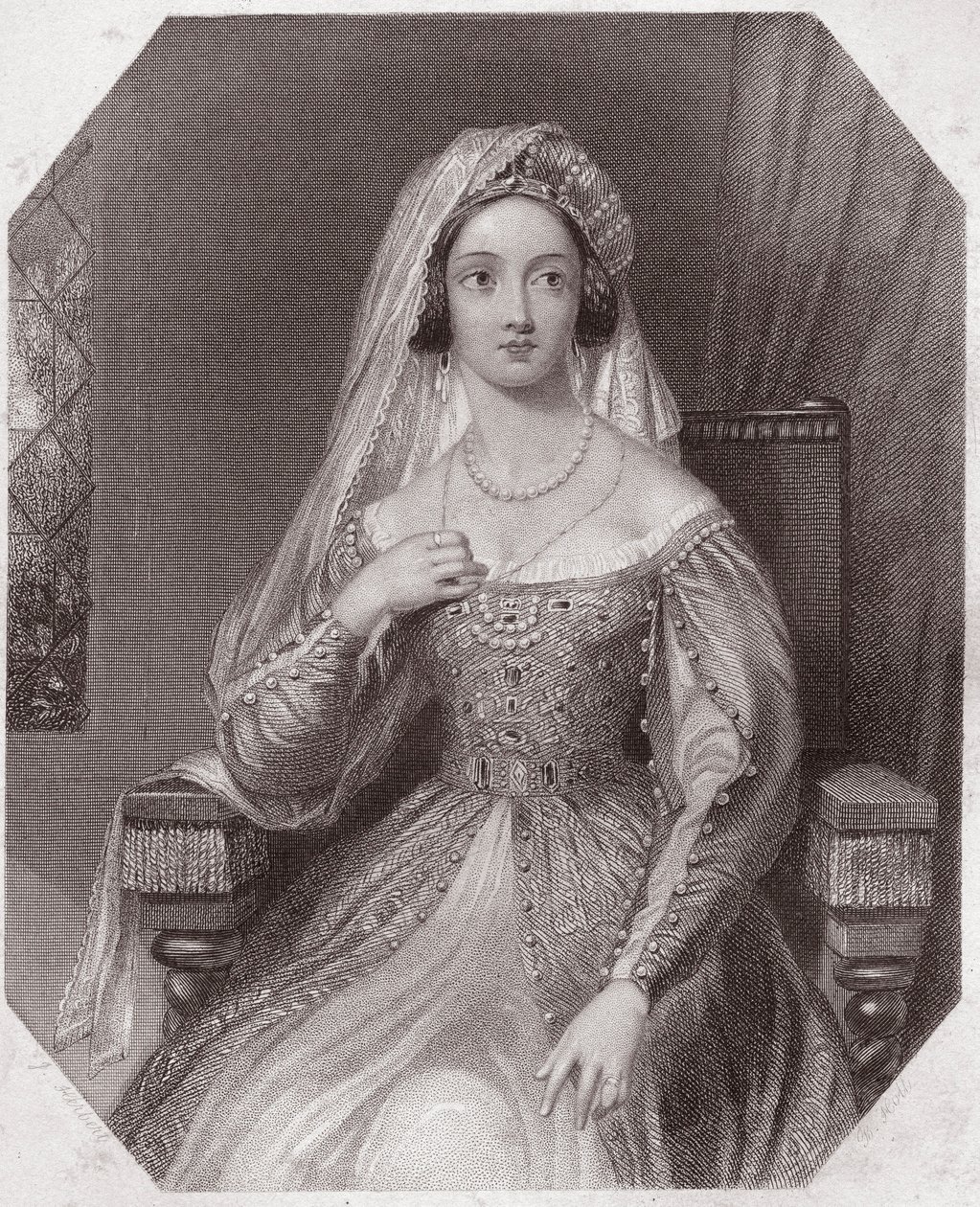 Queen Catherine of Aragon, wife of Henry VIII (