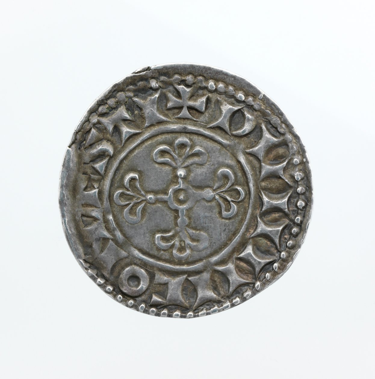 Reverse of a penny, from the reign of William I by English School