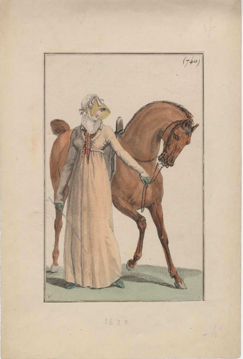 Riding Dress, c.1806 by English School