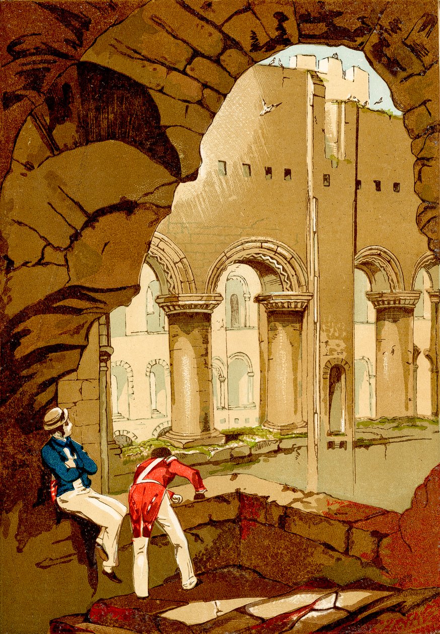 Rochester Castle, Interior by English School