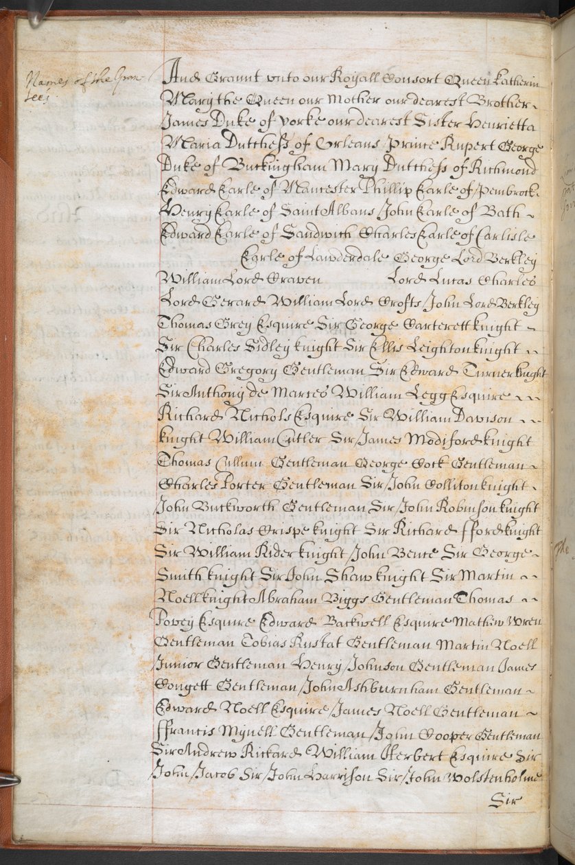 Royal Charter granted to the Royal English Merchant Adventurers Company trading to Africa by English School