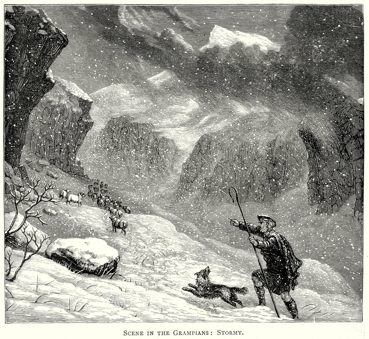 Scene in the Grampians: Stormy by English School