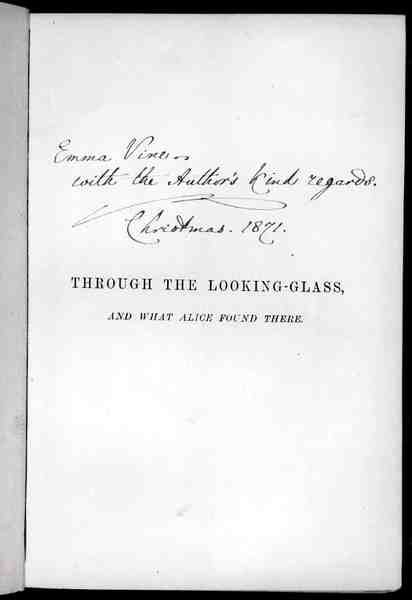 Signed page of 