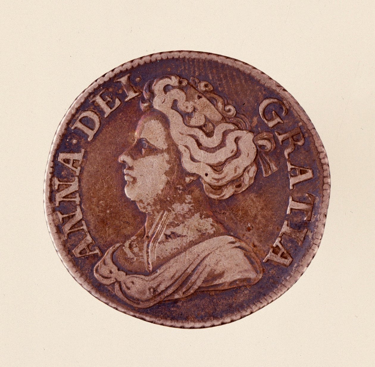 Silver English Groschen, Reign of Queen Anne Stuart (1712) by English School