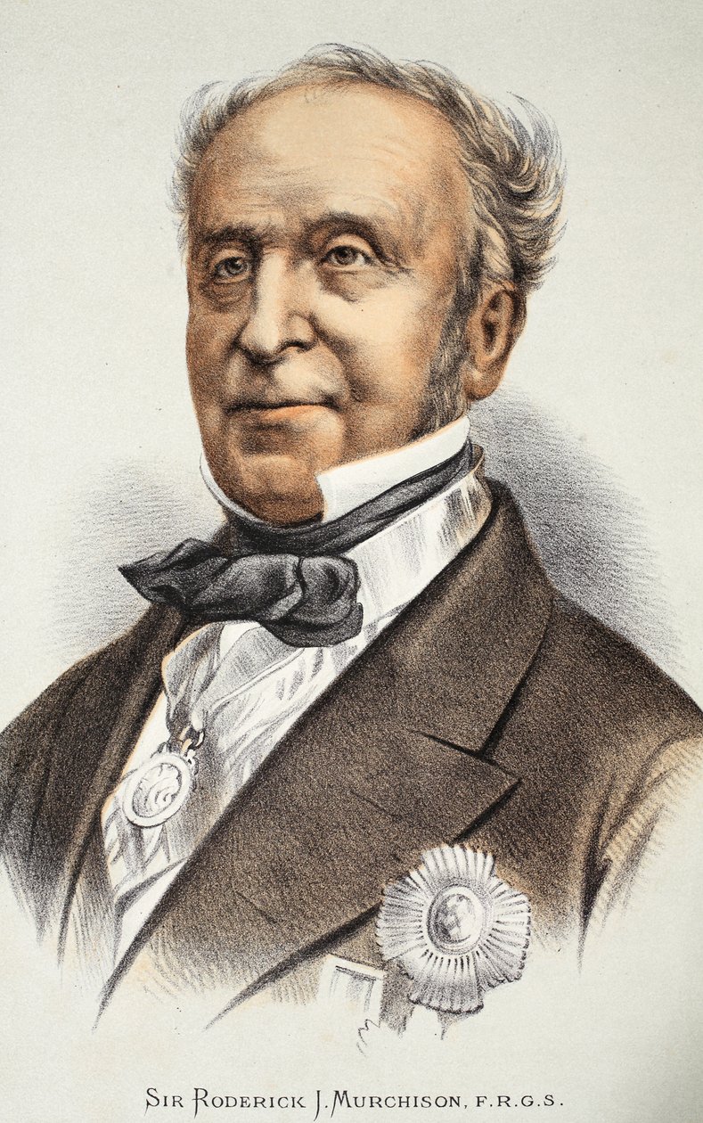 Sir Roderick Murchison, illustration from The Pictorial Edition of the Life and Discoveries of David Livingstone by J. Ewing Richie by English School