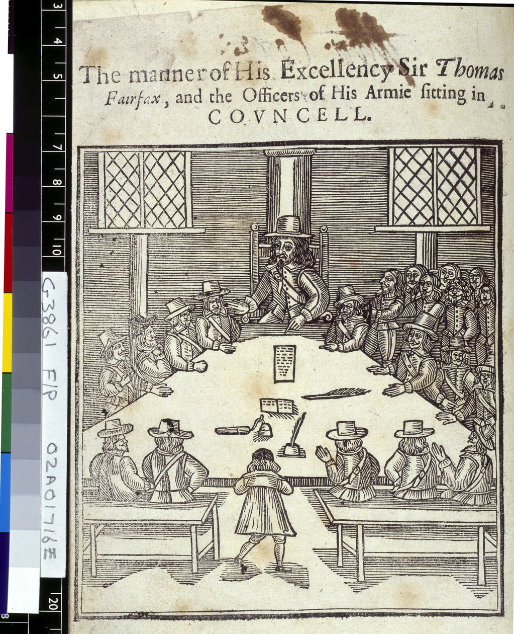 Sir Thomas Fairfax and the General Council of the Parliamentarian Army by English School