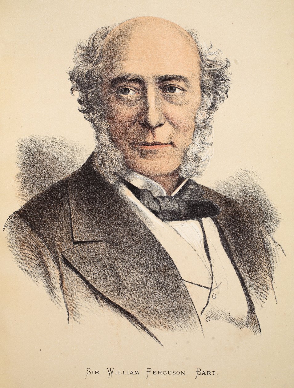 Sir William Ferguson, Bart, illustration from The Pictorial Edition of the Life and Discoveries of David Livingstone by J. Ewing Richie by English School