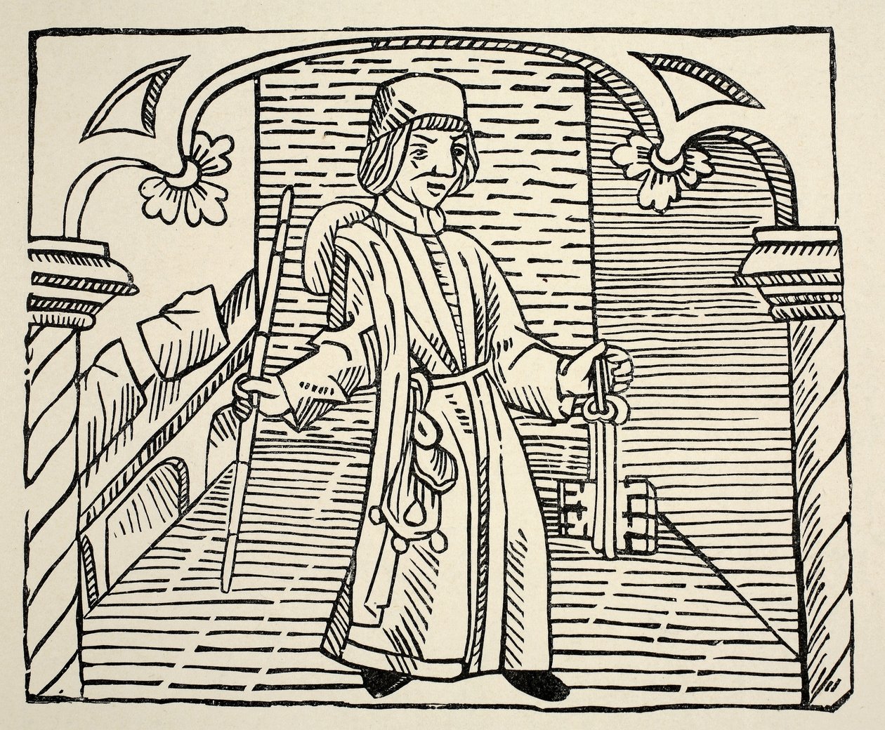 Smith, from Game of Chess by William Caxton, pub. 1480 by English School
