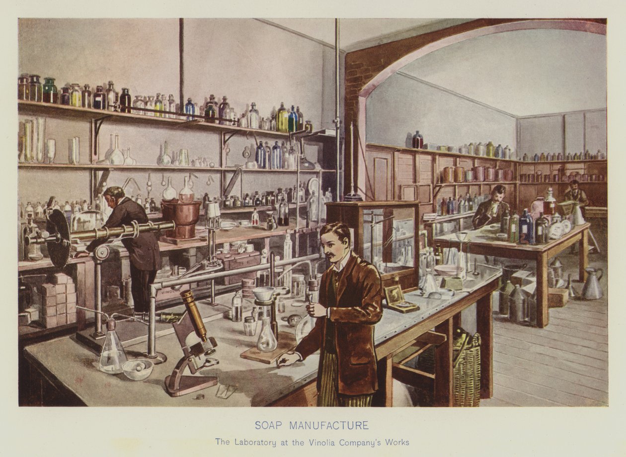 Soap Manufacture by English School
