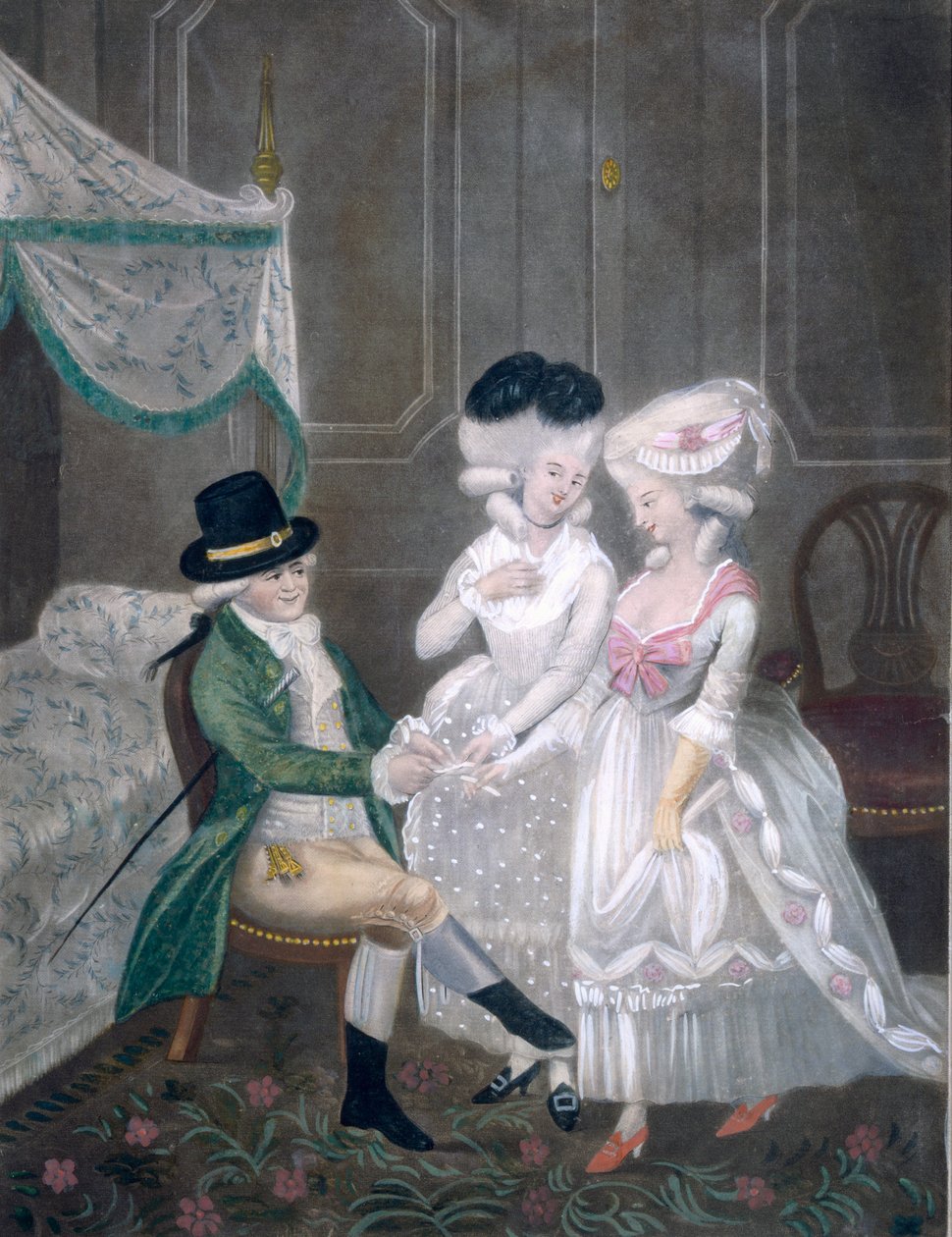 Sr. Timothy Thicketts first reel to London, or, the Beauties of Kings place, drawing lots for a --, 1781 by English School