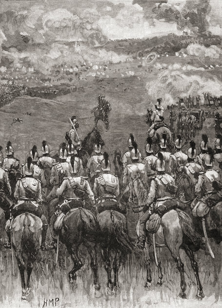 The Battle of Königgrätz aka the Battle of Sadowa, Sadová, or Hradec Králové, near Sadová, Bohemia by English School