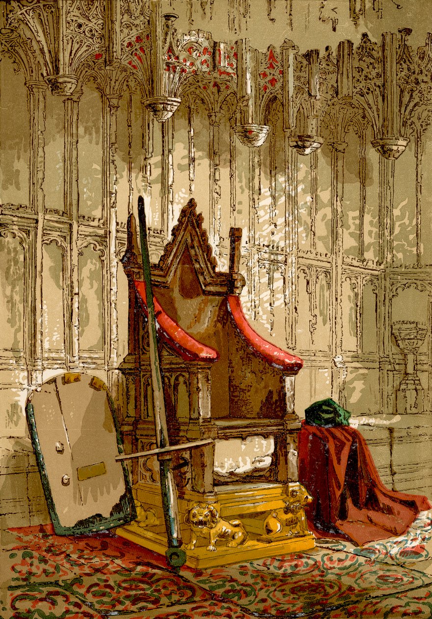 The Coronation Chair by English School