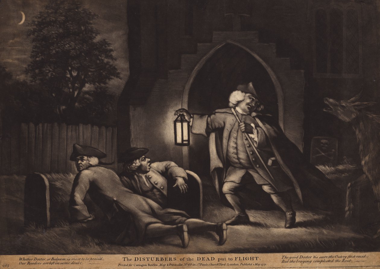 The Disturbers of the Dead Put to Flight by English School