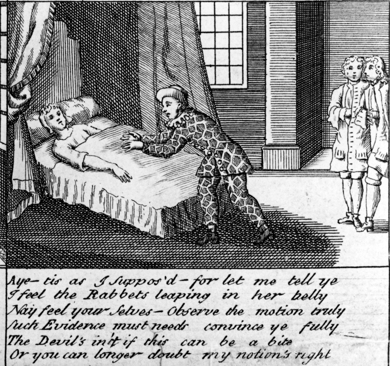 The Doctor in Labour, or the New Whim Wham from Guildford, c.1726 by English School