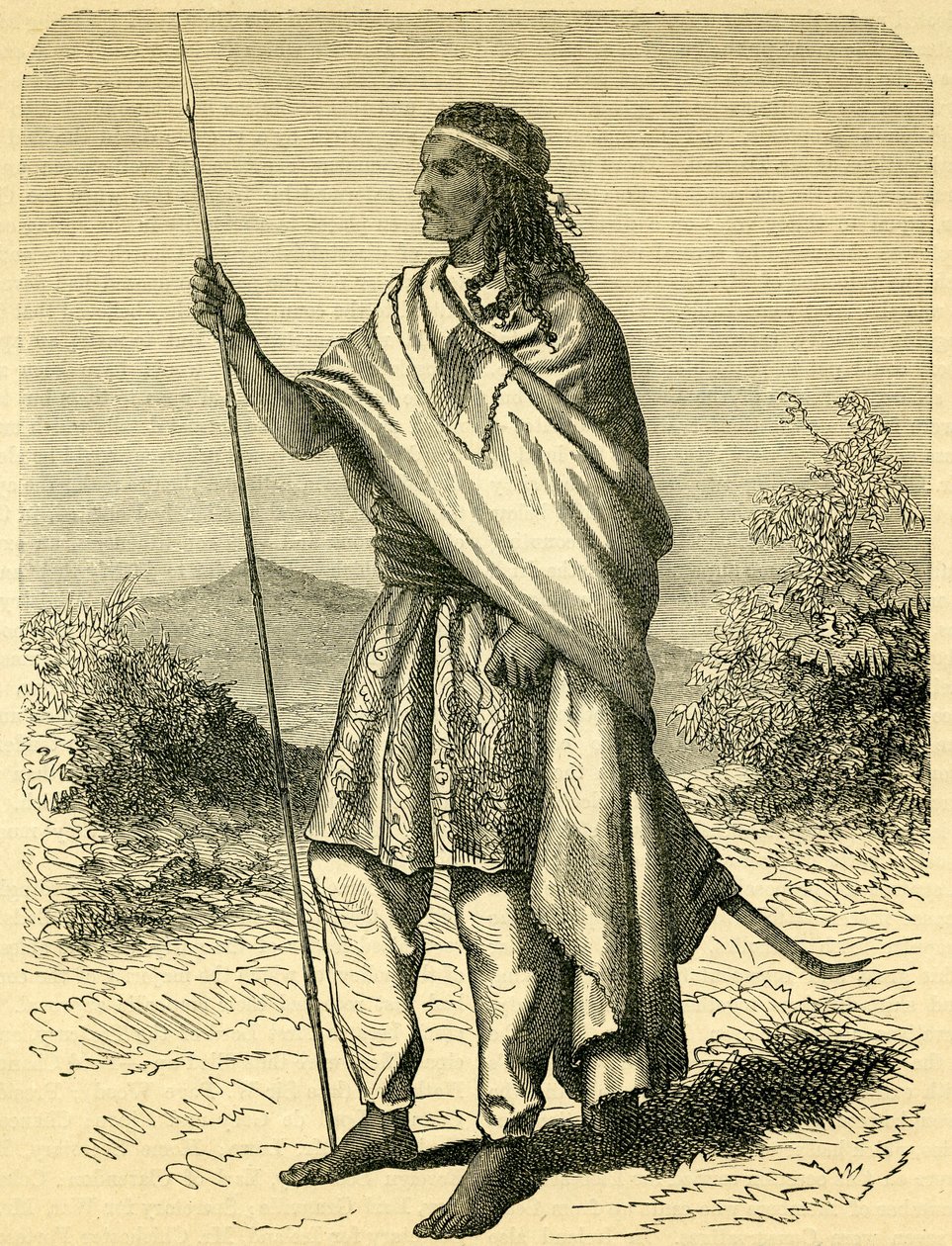The Emperor Theodore II (c.1818-68) by English School