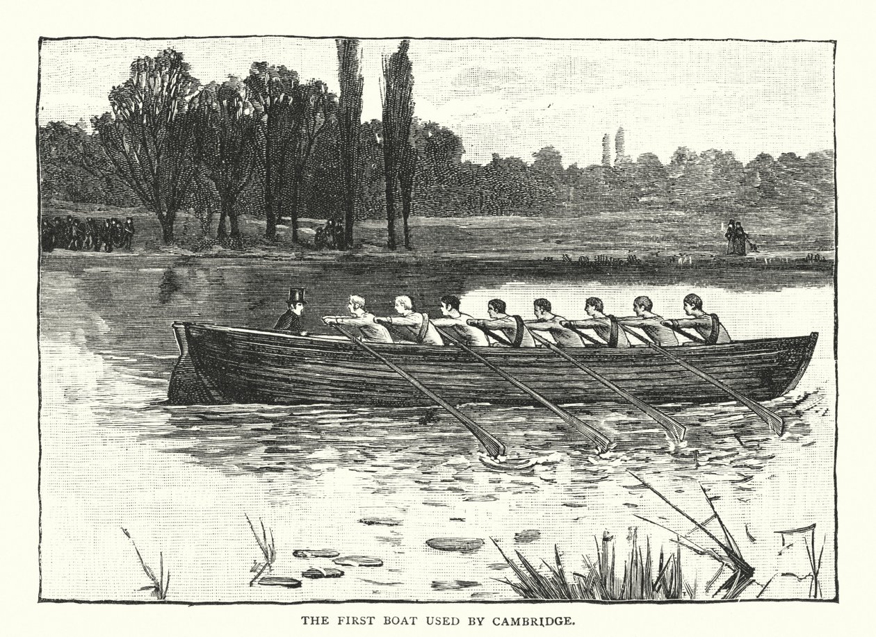 The First Boat Used by Cambridge by English School