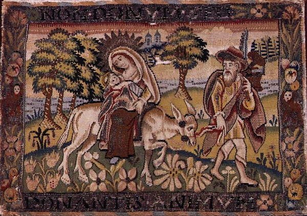 The Flight into Egypt, early 17th century by English School